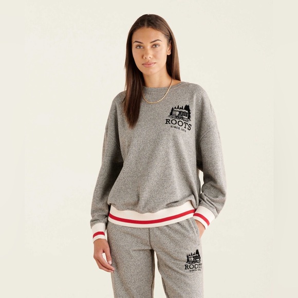 Roots Cabin Relaxed Sweatpants, Size S - Picture 2 of 5